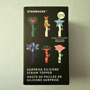 STARBUCKS Surprise Silicone Straw Topper - NIB